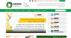 Desktop Screenshot of abmes.org.br