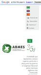 Mobile Screenshot of abmes.org.br