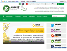Tablet Screenshot of abmes.org.br